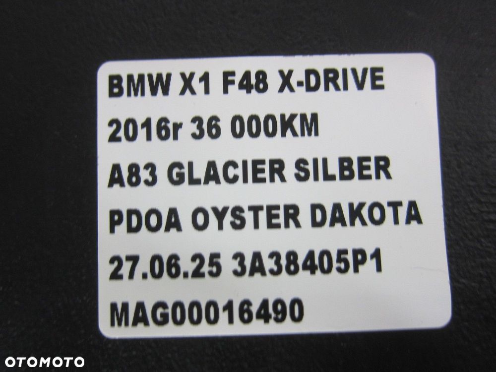 BMW X1 F48 ZBIORNIK BAK PALIWA POMPKA 16117453430 7453430 16117300465 B46 - 12