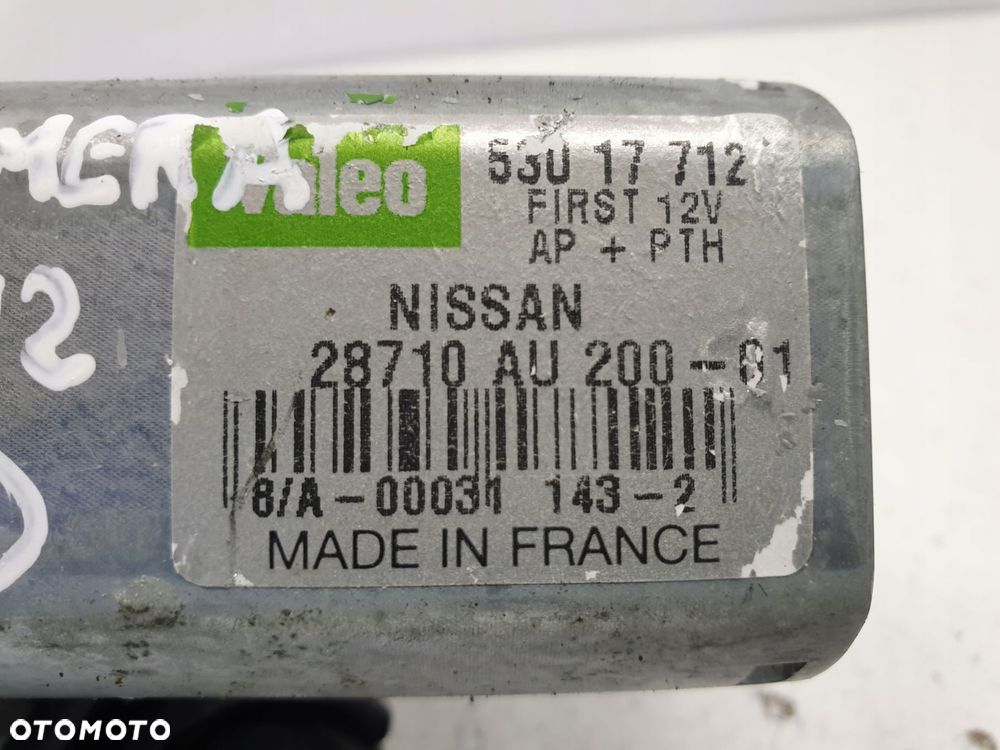 Nissan Primera P12 SILNIK WYCIERACZKI tył TYLNEJ - 2