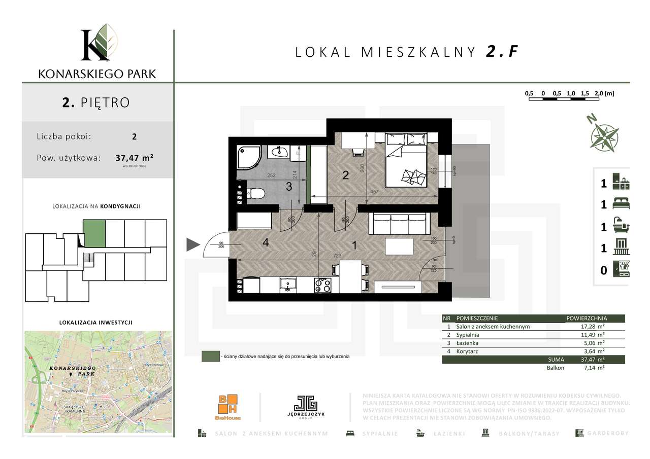 MIESZKANIE 2.F | KONARSKIEGO PARK