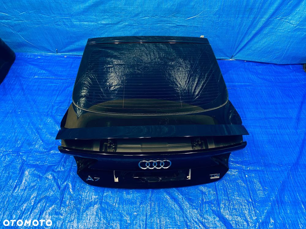 KLAPA TYŁ TYLNA BAGAŻNIKA AUDI A7 C7 4G SPORTBACK 2011- S-LINE ; CZARNA LAKIER LY9B ORYGINAŁ KOMPLETNA - 1
