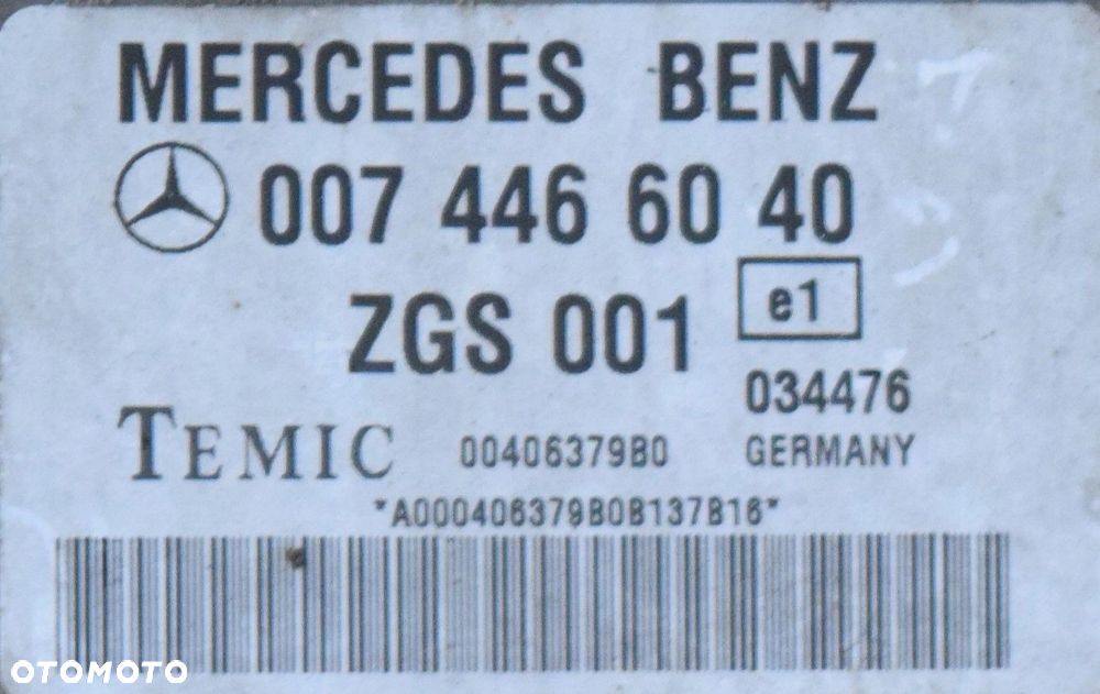 KOMPUTER SILNIKA MERCEDES ACTROS ATEGO 0074466040 - 3
