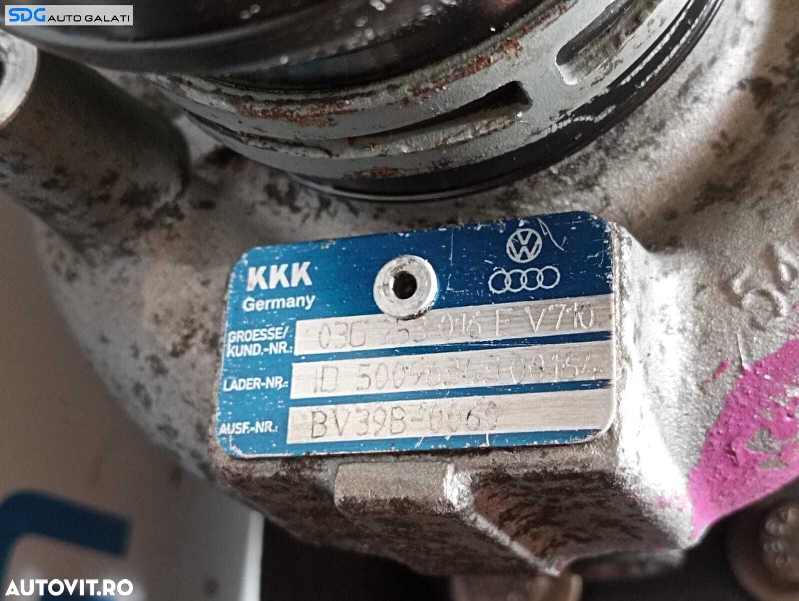 Turbo Turbina Turbosuflanta Seat Alhambra 1.9 AXR 2001 - 2010 Cod 03G253016E [M6788] - 5
