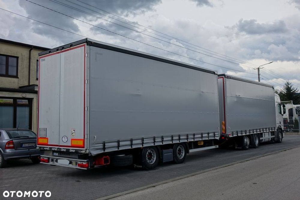 Scania R450 B6x2*4LA/ TANDEM / ZESTAW PRZESTRZENNY 120m3 / PRZEJAZDOWY / FIRANKA / E6 / AUTOMAT / RETARDER / OŚ PODNOSZONA SKRĘTNA - 4