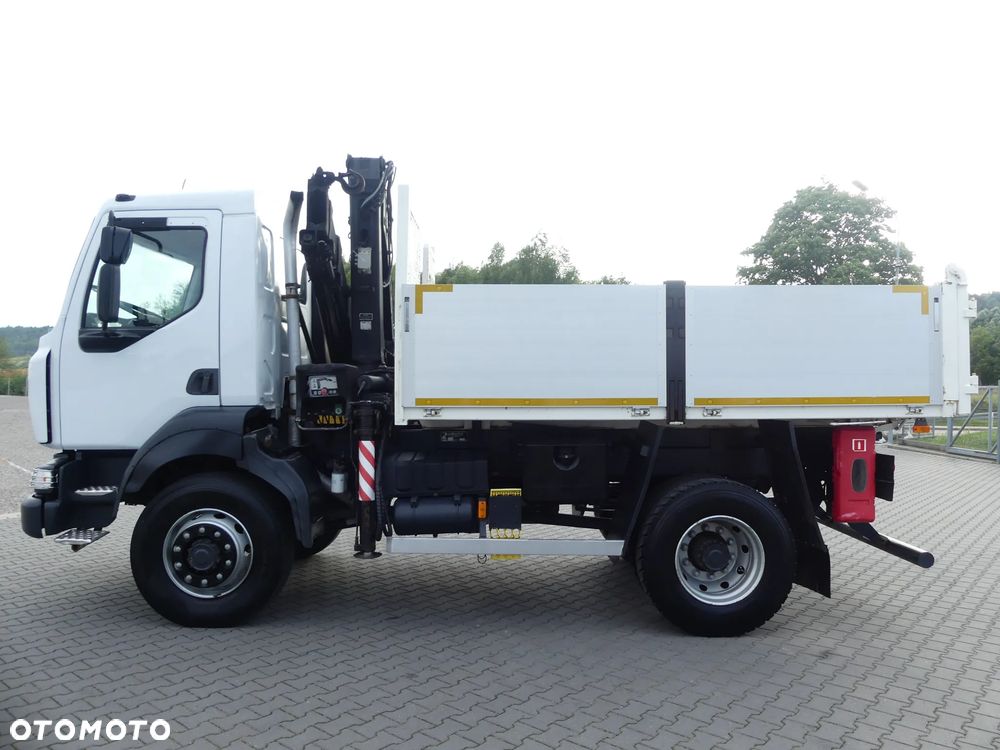 Renault MIDLUM 180  4x4 / WYWROTKA + HDS HIAB SKŁADANY W Z / - 6