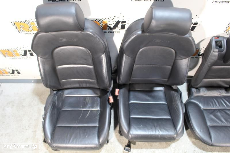 Bancos Audi A3 8P SLine em Pele SportBack com Quartelas - 2