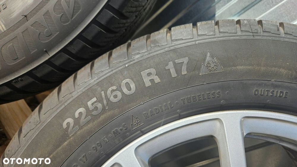 felgi audi a6 c8 4k0601025 7.5x17" et36 opony 225/60 r17 2024rok 6.5mm - 12