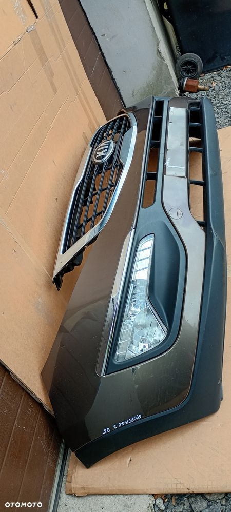 Zderzak przód przedni kompletny grill halogeny KIA Sportage III 3 D5 - 4