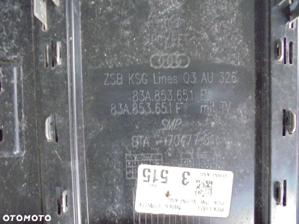 AUDI Q3 II 83A GRILL ATRAPA 83A853651E - 7