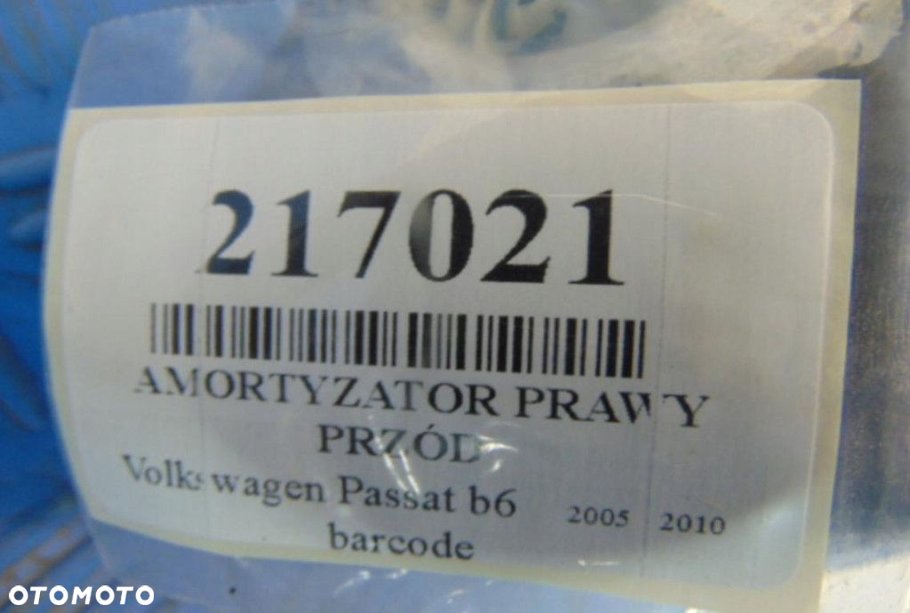VOLKSWAGEN PASSAT B6 2.0TDI AMORTYZATOR PRAWY PRZÓD 3C0413031AB - 7