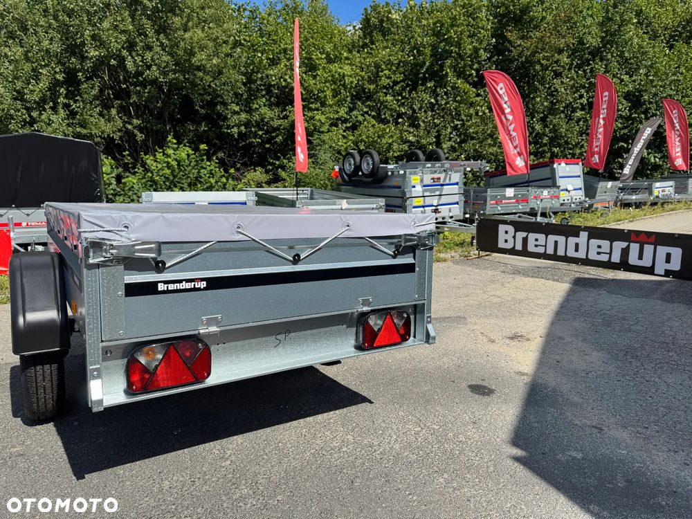 Brenderup 1203S 204x116x35 z plandeką płaską - 4