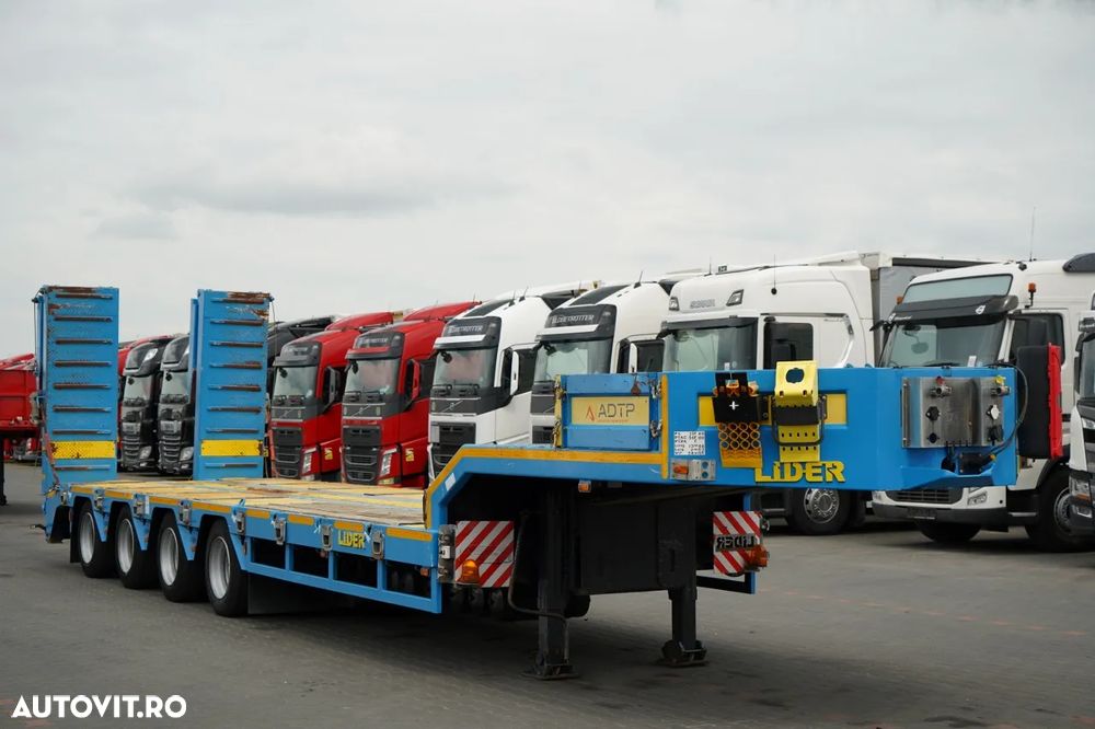Lider CAMIOANĂ LEADER CU GĂRTĂ JOS / LĂȚITĂ / 4 AXE / AXE DE DIRECȚIE / MASĂ NETĂ AUTOMĂTĂ: 60.000 KG / IMPORTATĂ - 9