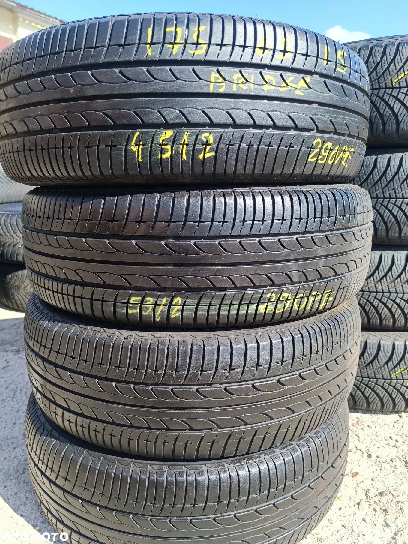 175/65R15 84H Opony Letnie Lato. Bridgestone Escopia 4,5-5mm Legnica ALU-RAD jak 185/60 - 1
