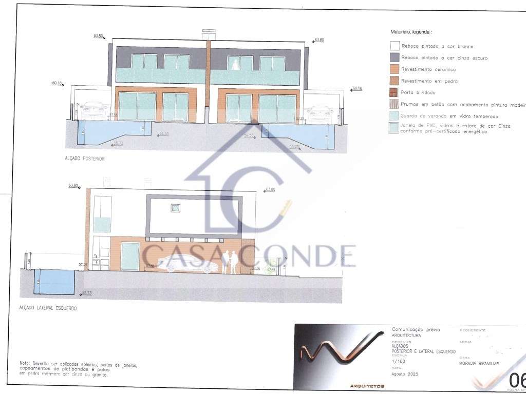 Moradia Geminada T4 com Piscina - Excelentes Áreas e Acabamentos Mo... - Grande imagem: 2/4