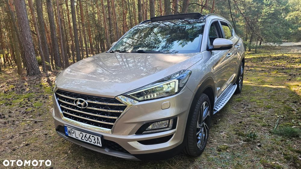 Hyundai Tucson blue 1.6 CRDi 4WD DCT Premium