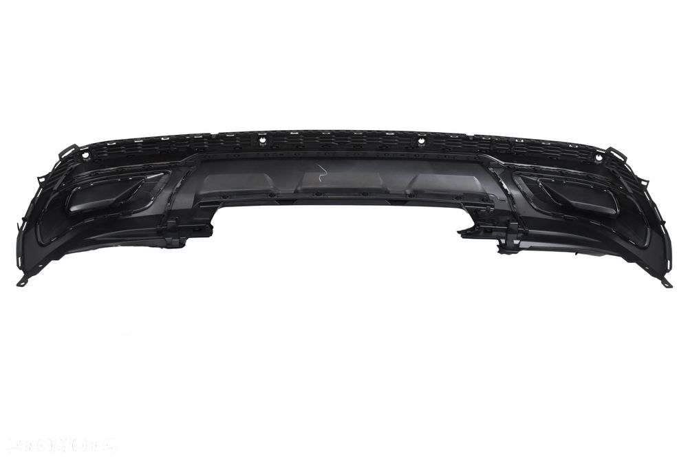 audi q7 4m0 lift 2020- s-line dyfuzor dokładka zderzaka tylnego - 2