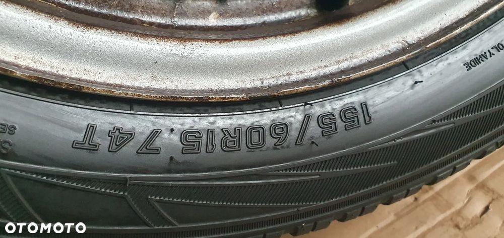 Felga stalowa z oponom 4J ET27 155/60 R15 3X112 Smart Fortwo II 451 - 10