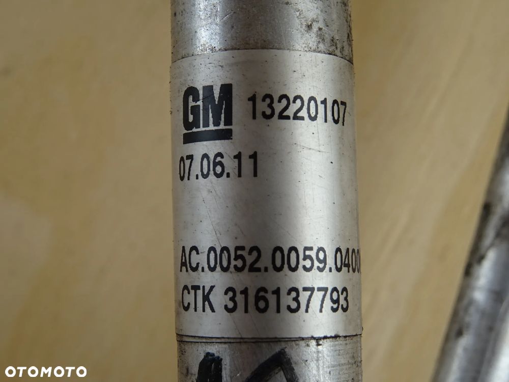 PRZEWÓD WĄŻ RURKA PRZEWODY SPRĘŻARKI KLIMATYZACJI 2,0 CDTI A20DTR OPEL INSIGNIA A - 10
