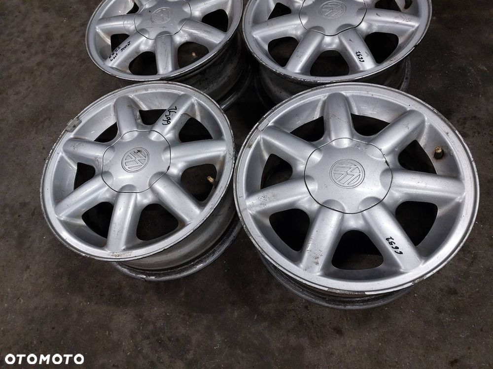 FELGI ALUMINIOWE 4SZT 4x100 6Jx14 ET45 FI57,1 VW GOLF POLO 1H0601025R - 4