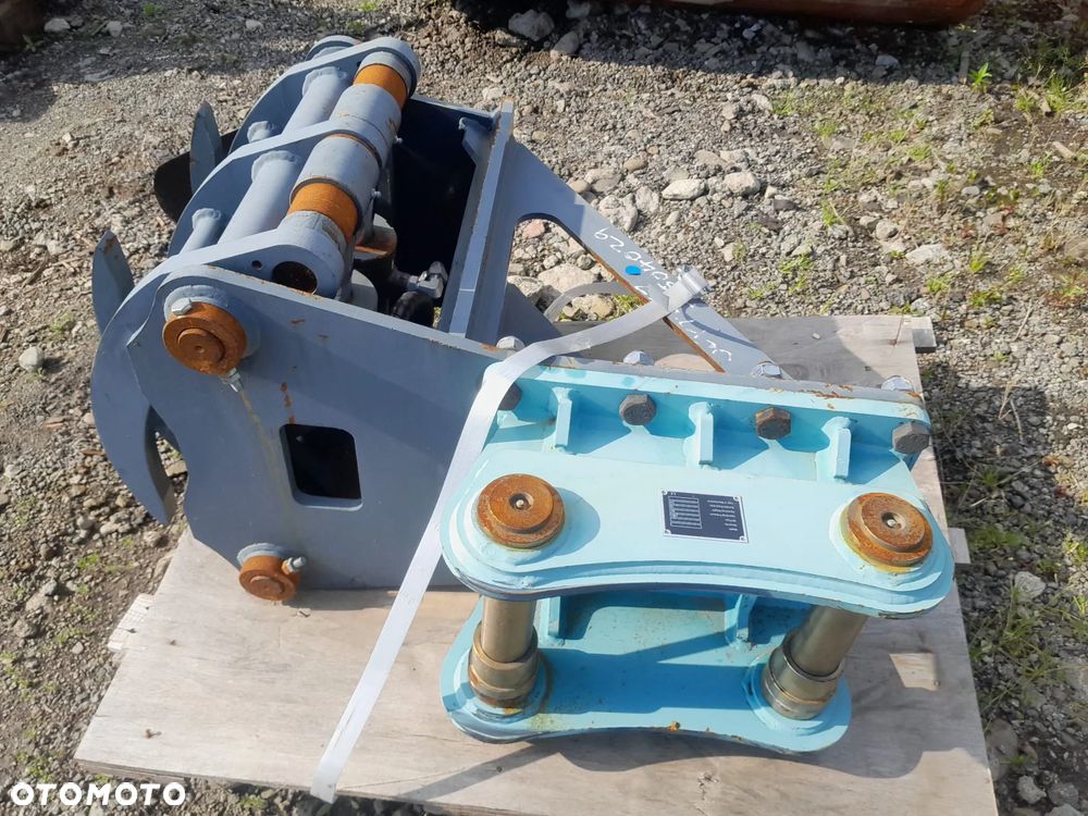Hydrauliczna głowica ścinkowa 2 siłowniki nożyce do drzew chwytak do koparki - 6