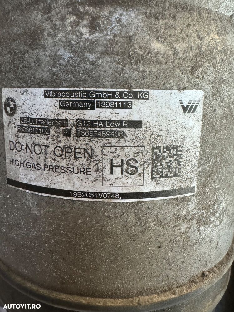 Perna aer stanga/dreapta bmw 730,740,750 g11 g12 - 2