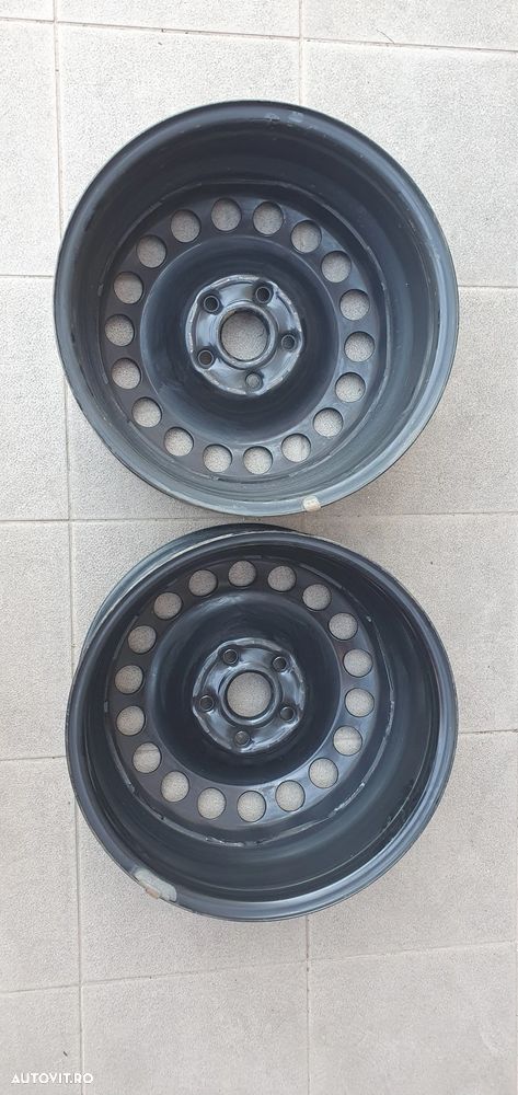 Jante tabla otel R16 VW originale Caddy Skoda Seat Audi Golf Passat T-roc Touran - 4