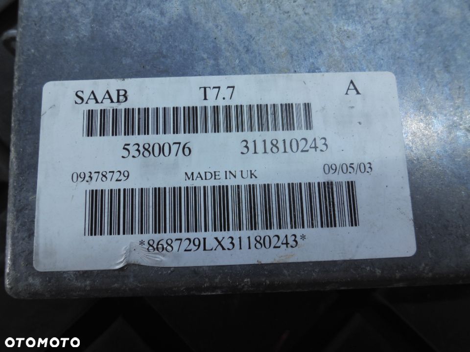 KOMPUTER SILNIKA SAAB 9-5 95 2.0 2.3 T 5383963 - 3