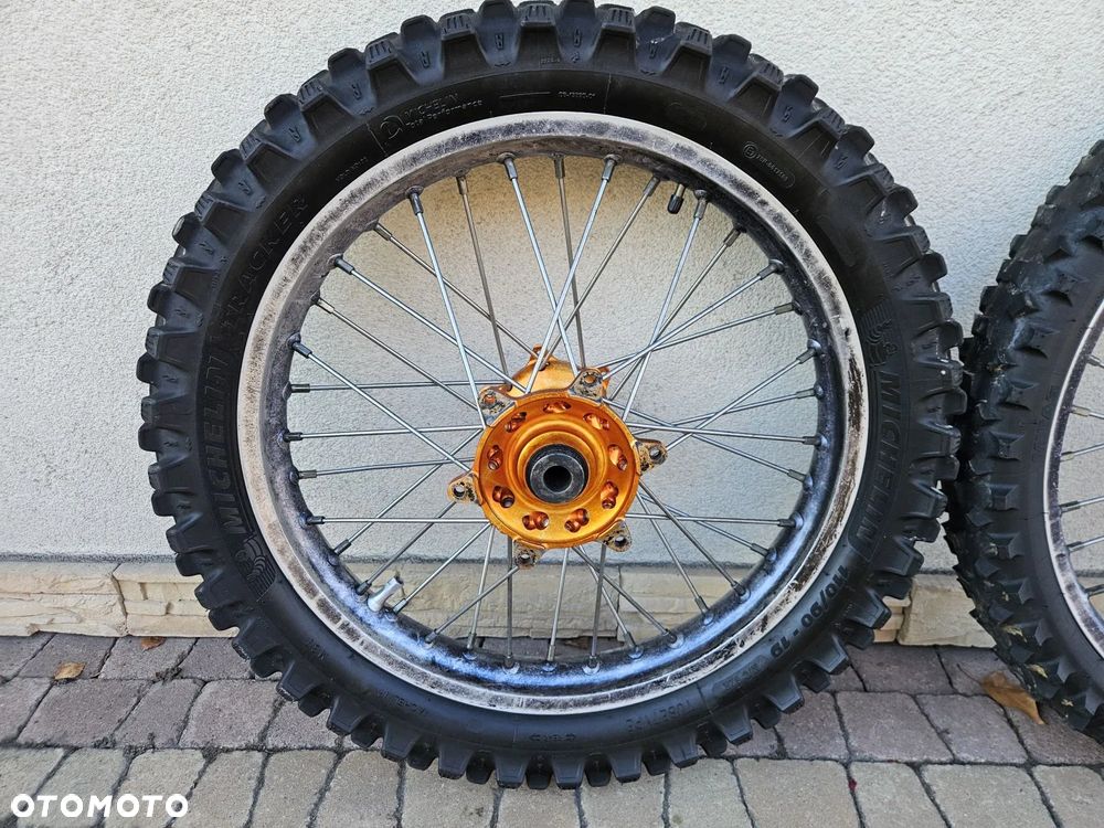 KTM EXC SX SXF FELGI KOŁA PRZÓD OŚ 26mm TYŁ 20mm PIASTY HAAN 450 400 250 125 530 350 KOŁO EXCEL KOMPLET LUB OSOBNO - 9