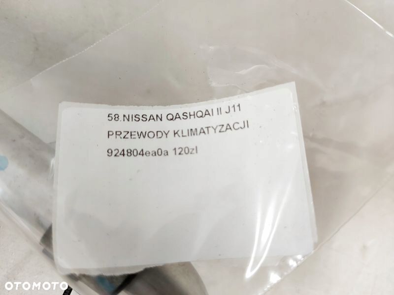 nissan qashqai 2 ii j11 1.5 dci przewód wąż klimatyzacji rurka 924804ea0a - 8