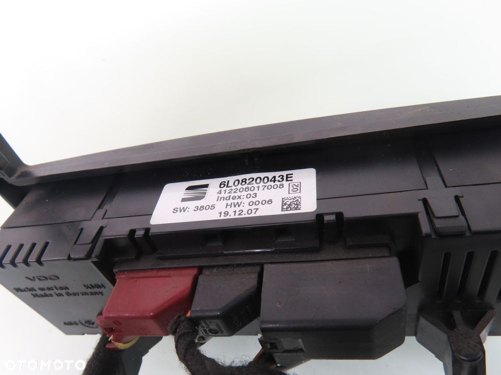 KLIMATRONIK SEAT IBIZA III (6L1) 6L0820043E 6L1858815 - 4