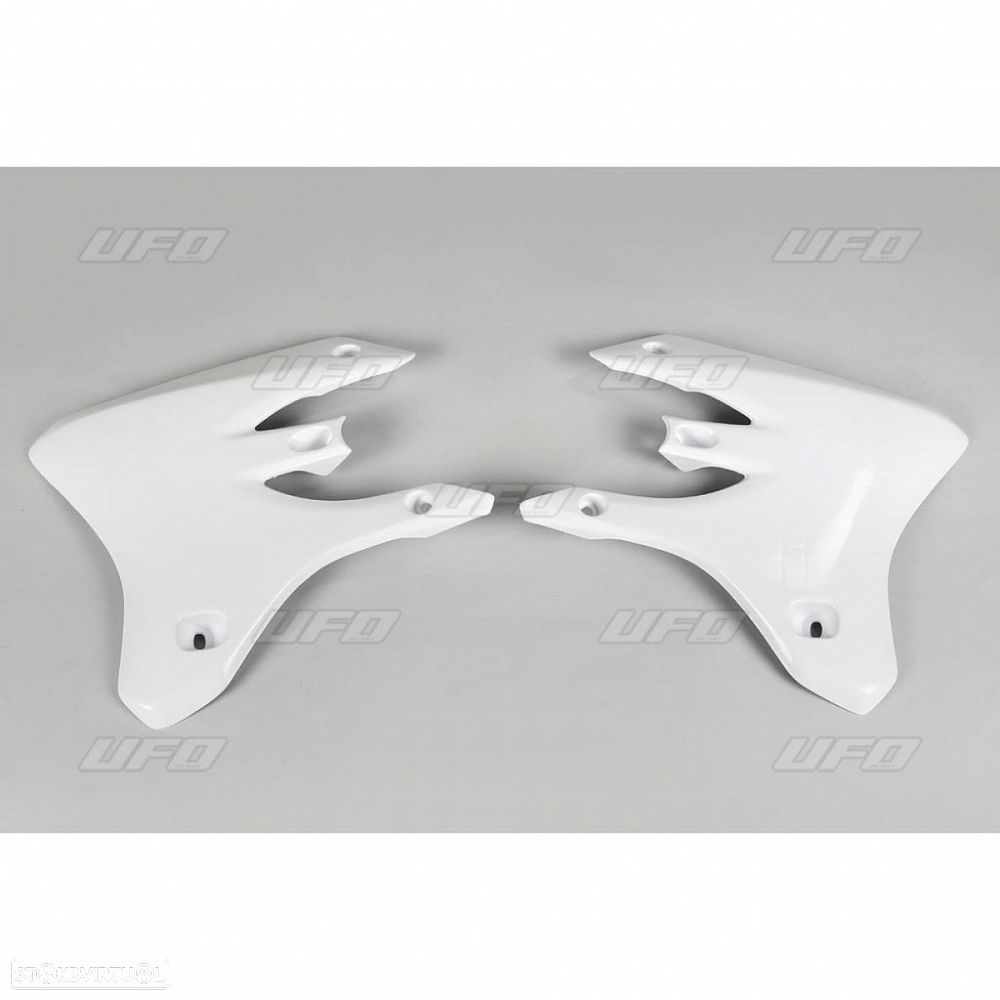 tampas laterais de radiador ufo branco yamaha wr 250 / 450 - 1