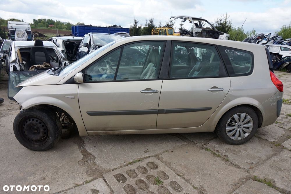 RENAULT SCENIC GRAND II PH2 LIFT 2008 TED11 1.9 DCI F9Q818 130KM ND0002 BEŻOWY na części - 2