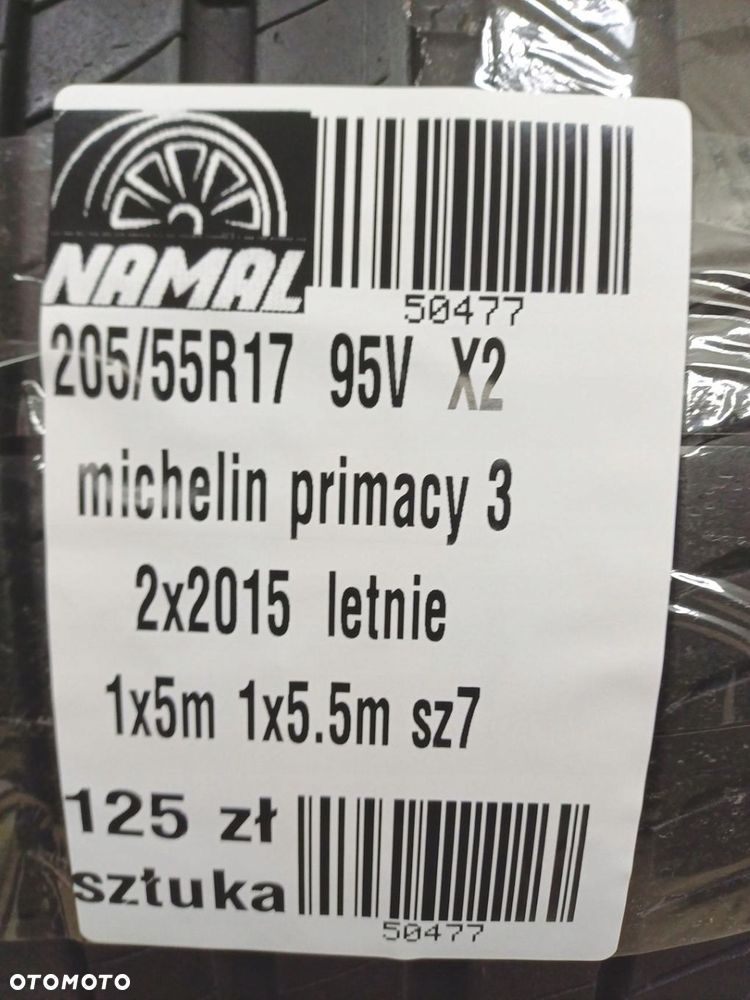 205/55R17 michelin opony letnie 5,5mm 50477 - 9