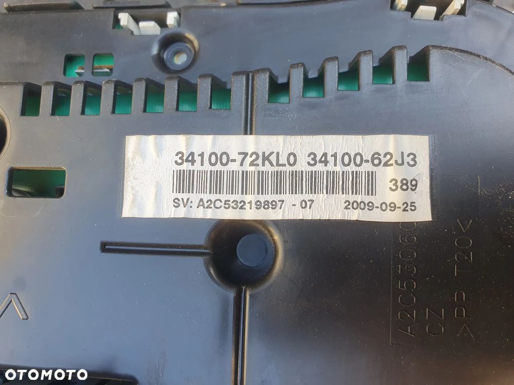 SUZUKI SWIFT III 4 IV MK6 MZ 05-10 1.3 DDIS D13A LICZNIK ZEGARY EUROPA A2C53219897 34100-72KL0 - 4