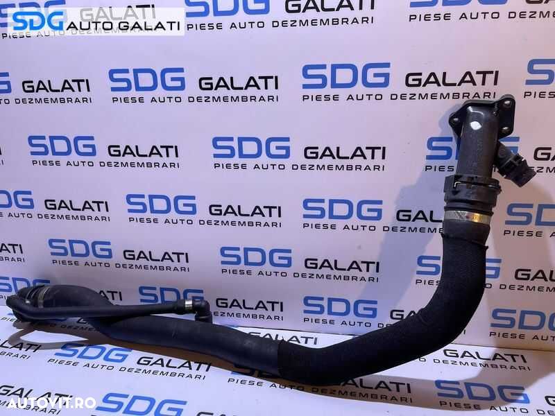 Furtun Conducta Radiator Apa Lichid Racire Motor Antigel BMW Seria 1 E81 E87 118 120 2.0 D M47 2007 - 2011 Cod 4714092 17124714092 - 1