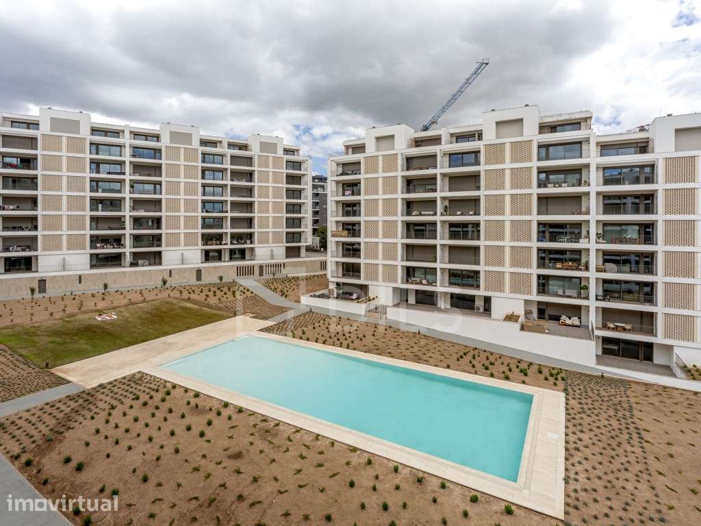 T2 novo para arrendamento em condomínio com piscina, em Loures - Grande imagem: 2/16