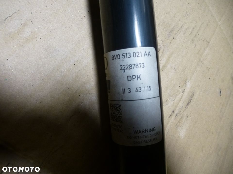 AMORTYZATOR TYŁ  AUDI A3 S3  RS3 8V0513021AA gwa!!! - 2