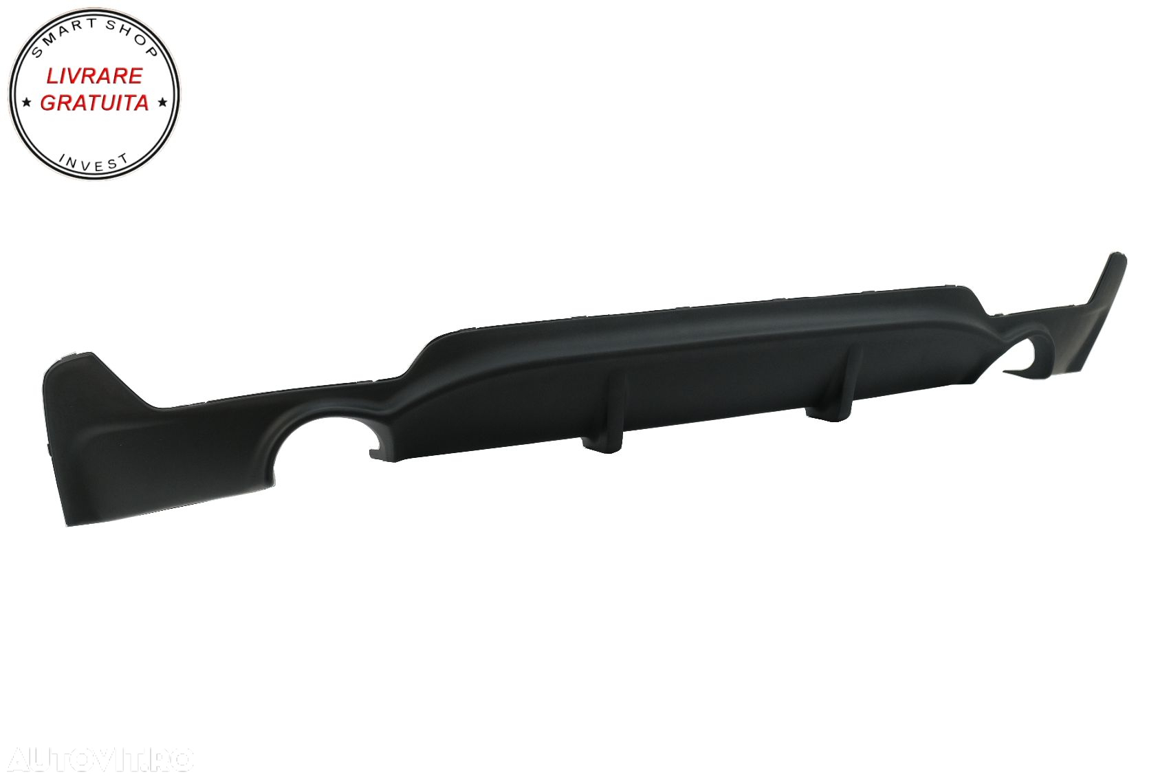 Difuzor Bara Spate Cu Evacuare Dubla BMW Seria 4 F32 F33 F36 M Performance Design - livrare gratuita - 4