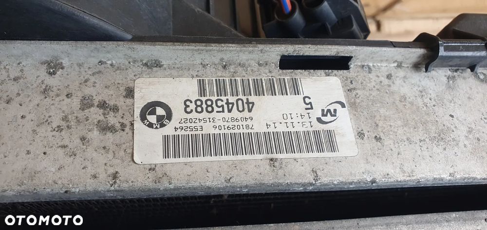 Pas przedni chłodnice wentylator wzmocnienie BMW X1 E84 Lift M-Pakiet 2.0D 9229021 7810291 7588974 - 8