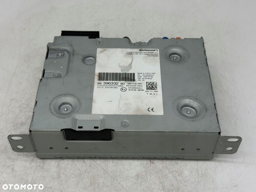 stacja multimedialna radio citroen c5 aircross 9839633280 - 2