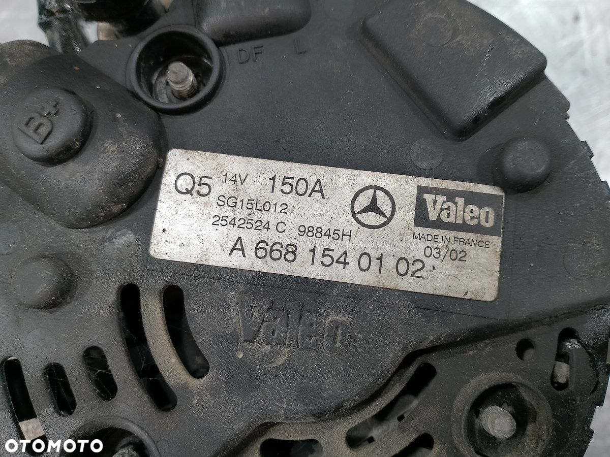 ALTERNATOR MERCEDES-BENZ KLASA A W168 A6681540102  SG15L012 2542524C 1.7 - 2