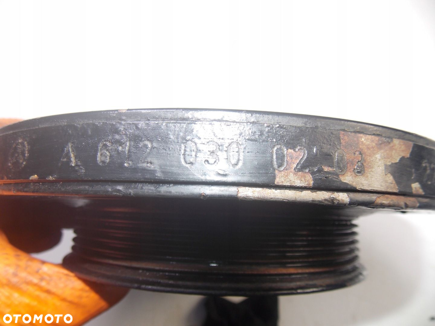 koło pasowe wału sprinter 2.7 ml w163 cdi a6120300203 - 4