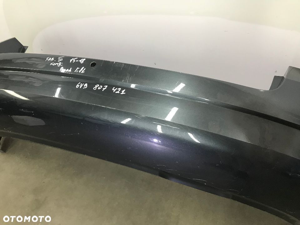 Zderzak tylny Skoda Fabia III 3 kombi 15-18r 6V9807421 - 4
