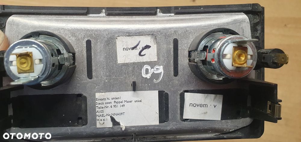 Gniazdo zapalniczki dekor drewno BMW 5 E60 E61 6951149 - 7