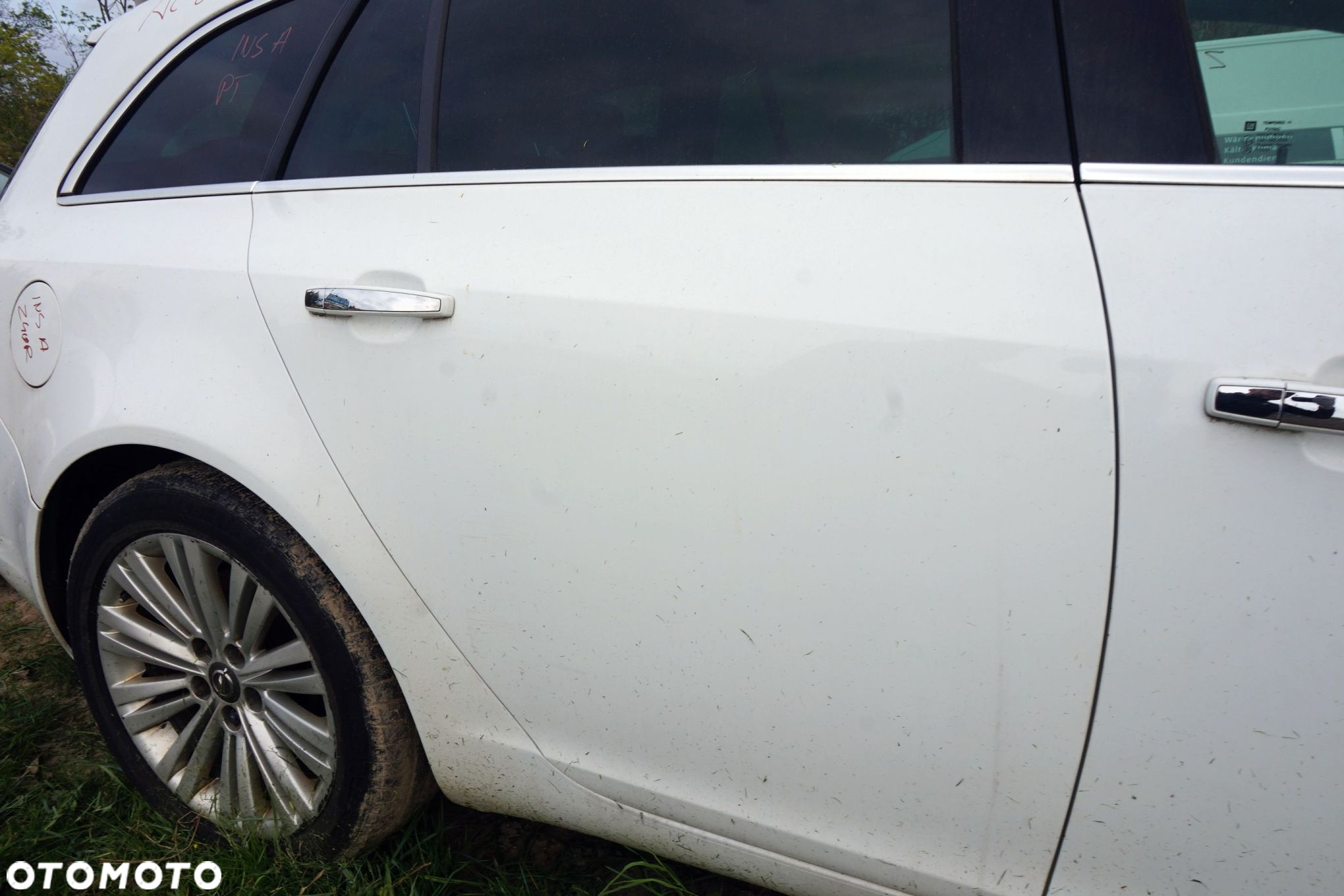 DRZWI TYLNE PRAWE INSIGNIA A I KOMBI Z40R  BIAŁY OPEL 2008-2013 - 4