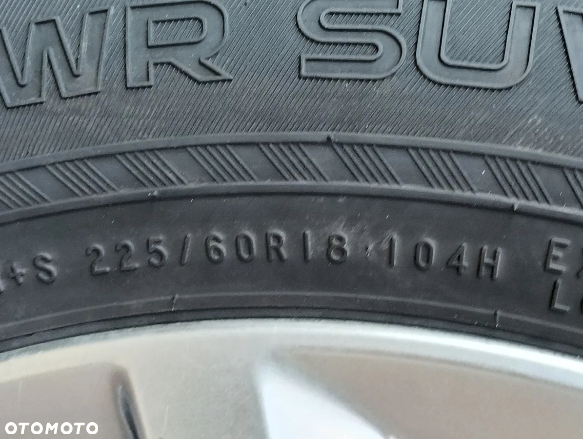 LEXUS NX 14-21r Koła z Oponami Zimowymi 225/60 R18 NOKIAN 19r - 18