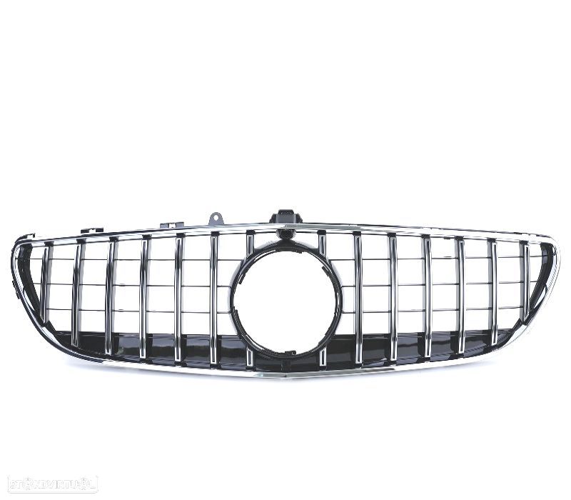 GRELHA FRONTAL MERCEDES CLS C218 W218 X218 14-18 PRETO CROMADO - 3