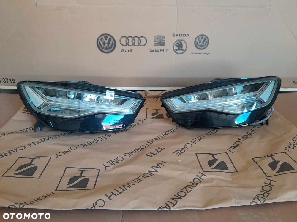 Audi A6 C7 Lift Reflektory Lampy FULL LED Europa 4G0941033H 4G0941034H 28km kompletne idealne