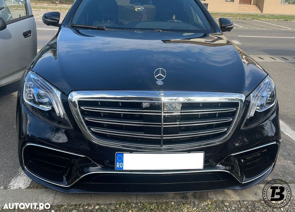Grila compatibila cu Mercedes S-Class W222 S63 Design cu Distronic - 8