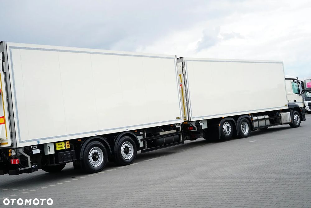Mercedes-Benz ACTROS / 2540 / ACC / E 6 / ZESTAW PRZEJAZDOWY / CHŁODNIA + WINDA / 38 PALET - 36