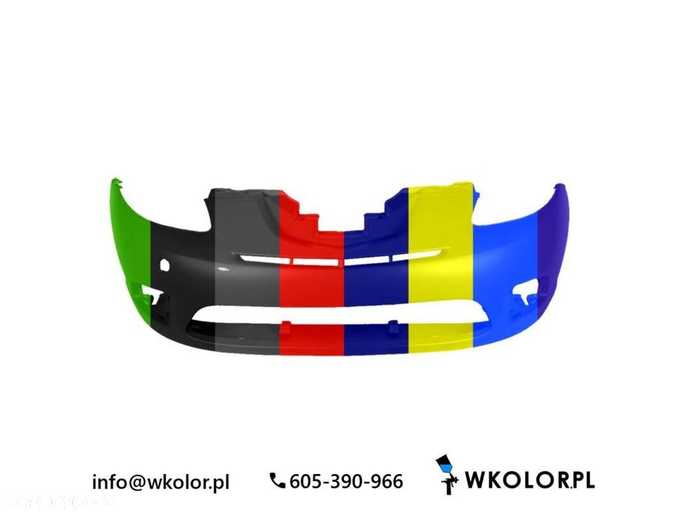 NOWY ZDERZAK LANCIA YPSILON 2007-2011 LAKIEROWANY W KOLOR - 1